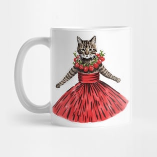 Cat in a Dress Mug